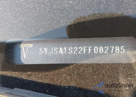 2015 Tesla Model S 70D/85D/P85D из США, поврежденный, VIN 5YJSA1S22FF082785